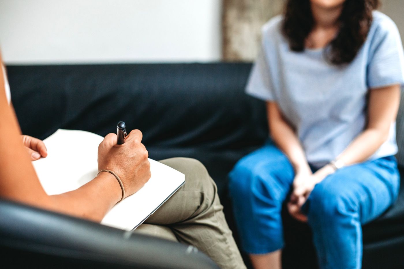 Gesprächssituation in einer Therapiesitzung